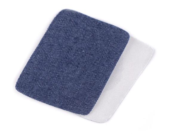 Bügelflicken dunkles Jeansblau 5,3 x 7,9 cm 